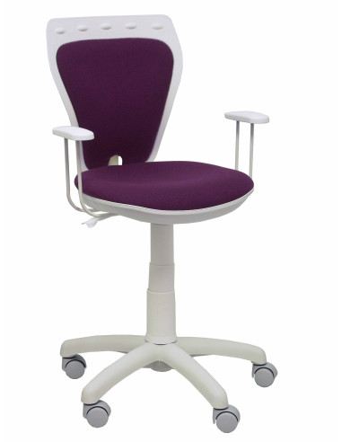 SILLA JUVENIL SALINAS BLANCA BALI CON BRAZOS