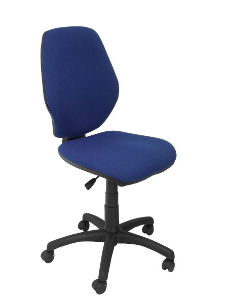 SILLA PIQUERAS Y CRESPO HOYA MECANISMO SINCRO REGULABLE EN ALTURA RUEDAS AUTOFRENANTES ASIENTO Y RESPALDO TAPIZADO ARAN AZUL