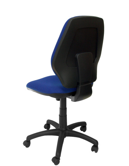 SILLA PIQUERAS Y CRESPO HOYA MECANISMO SINCRO REGULABLE EN ALTURA RUEDAS AUTOFRENANTES ASIENTO Y RESPALDO TAPIZADO ARAN AZUL