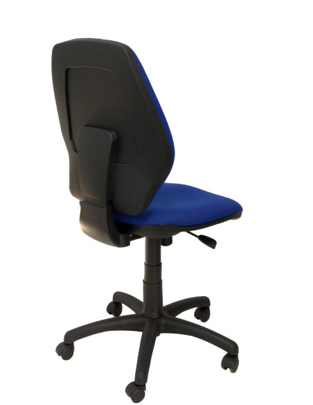 SILLA PIQUERAS Y CRESPO HOYA MECANISMO SINCRO REGULABLE EN ALTURA RUEDAS AUTOFRENANTES ASIENTO Y RESPALDO TAPIZADO ARAN AZUL