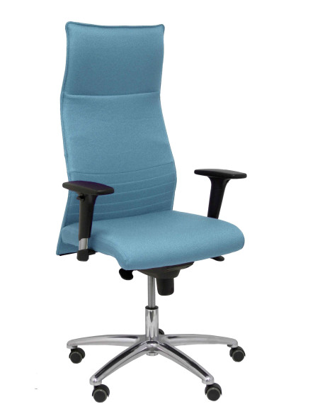 SILLON PIQUERAS Y CRESPO ALBACETE DIRECCION USO INTENSIVO 8H BRAZOS REGULABLES MECANISMO SINCRO TAPIZADO BALI AZUL CIELO