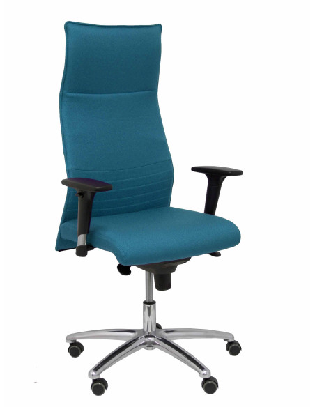 SILLON PIQUERAS Y CRESPO ALBACETE DIRECCION USO INTENSIVO 8H BRAZOS REGULABLES MECANISMO SINCRO TAPIZADO BALI VERDE PETROLEO