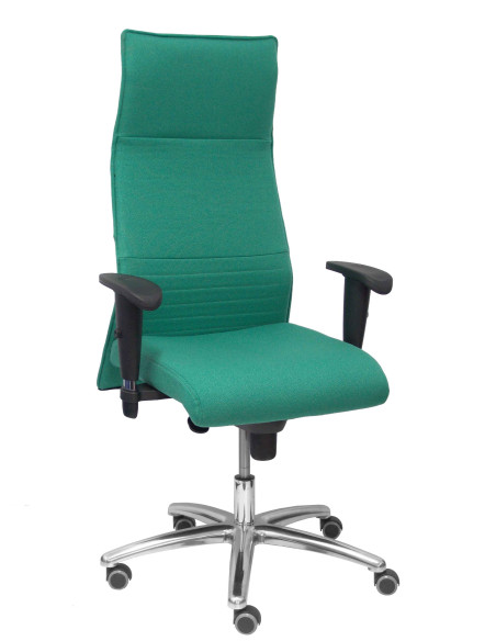 SILLON PIQUERAS Y CRESPO ALBACETE DIRECCION USO INTENSIVO 8H BRAZOS REGULABLES MECANISMO SINCRO TAPIZADO  BALI VERDE