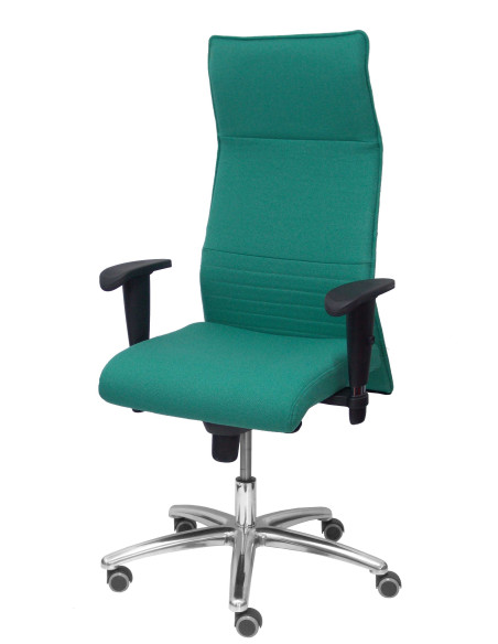 SILLON PIQUERAS Y CRESPO ALBACETE DIRECCION USO INTENSIVO 8H BRAZOS REGULABLES MECANISMO SINCRO TAPIZADO  BALI VERDE