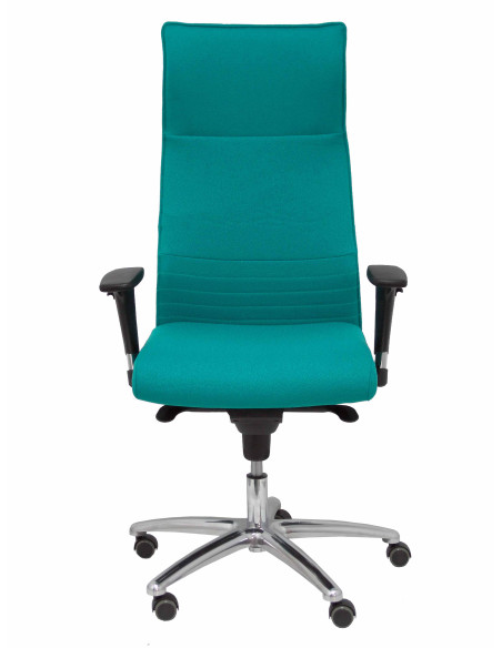 SILLON PIQUERAS Y CRESPO ALBACETE DIRECCION USO INTENSIVO 8H BRAZOS REGULABLES MECANISMO SINCRO TAPIZADO BALI VERDE TURQUESA