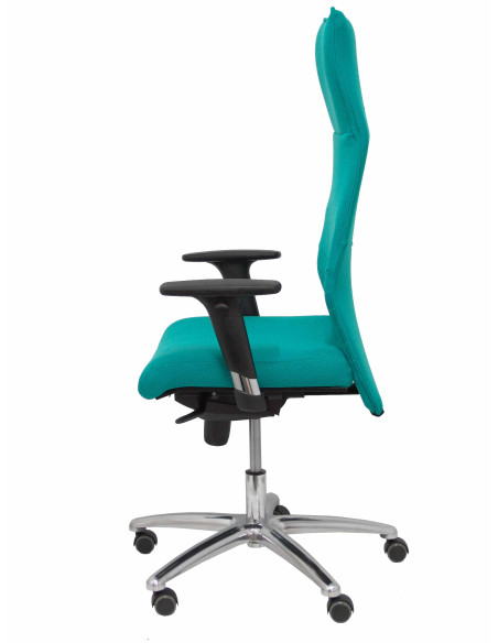 SILLON PIQUERAS Y CRESPO ALBACETE DIRECCION USO INTENSIVO 8H BRAZOS REGULABLES MECANISMO SINCRO TAPIZADO BALI VERDE TURQUESA