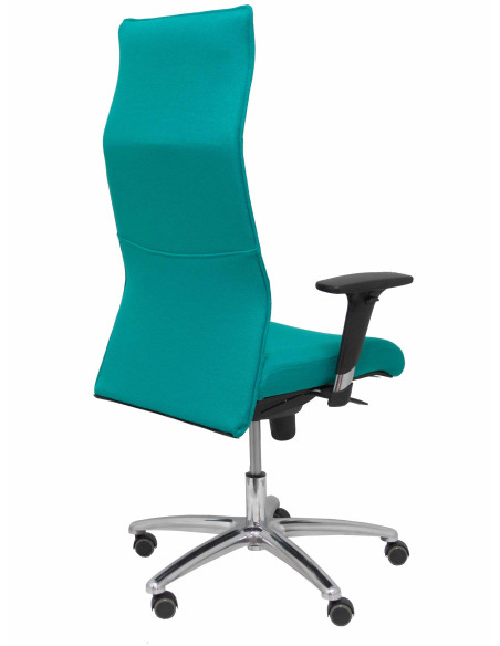 SILLON PIQUERAS Y CRESPO ALBACETE DIRECCION USO INTENSIVO 8H BRAZOS REGULABLES MECANISMO SINCRO TAPIZADO BALI VERDE TURQUESA