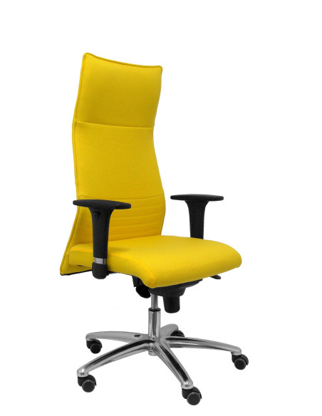 SILLON PIQUERAS Y CRESPO ALBACETE DIRECCION USO INTENSIVO 8H BRAZOS REGULABLES MECANISMO SINCRO TAPIZADO BALI AMARILLO