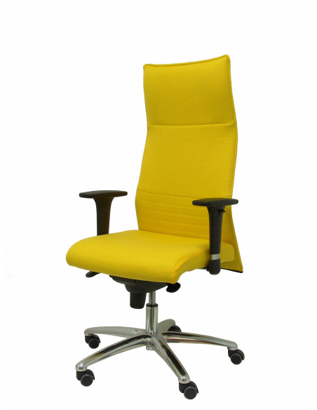 SILLON PIQUERAS Y CRESPO ALBACETE DIRECCION USO INTENSIVO 8H BRAZOS REGULABLES MECANISMO SINCRO TAPIZADO BALI AMARILLO