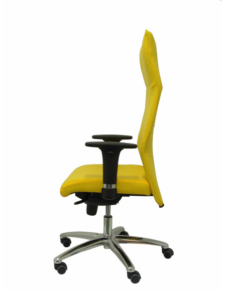 SILLON PIQUERAS Y CRESPO ALBACETE DIRECCION USO INTENSIVO 8H BRAZOS REGULABLES MECANISMO SINCRO TAPIZADO BALI AMARILLO