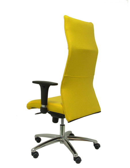 SILLON PIQUERAS Y CRESPO ALBACETE DIRECCION USO INTENSIVO 8H BRAZOS REGULABLES MECANISMO SINCRO TAPIZADO BALI AMARILLO