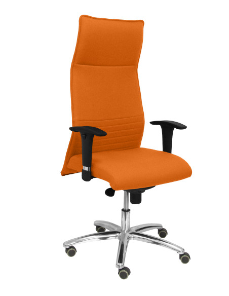 SILLON PIQUERAS Y CRESPO ALBACETE DIRECCION USO INTENSIVO 8H BRAZOS REGULABLES MECANISMO SINCRO TAPIZADO BALI NARANJA