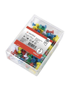 CAJA 100 AGUJAS A-SERIES PUSH PINS COLORES