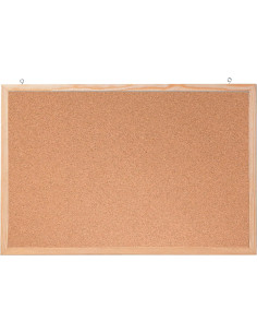TABLERO DE CORCHO A-SERIES CON MARCO DE MADERA 100x60cm