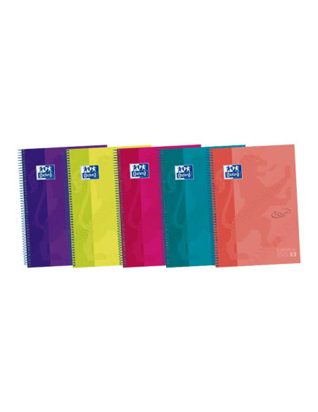 CUADERNO OXFORD EUROPEANBOOK 5 TOUCH A4 120h COLORES VIVOS