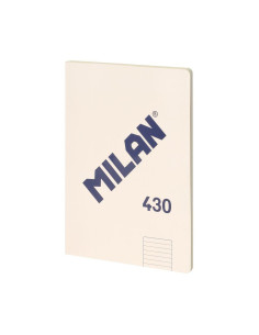 MILAN LIBRETA ENCOLADA A4 48H PAPEL 95GR  1 LÍNEA 7MM SERIE 1918 BEIGE