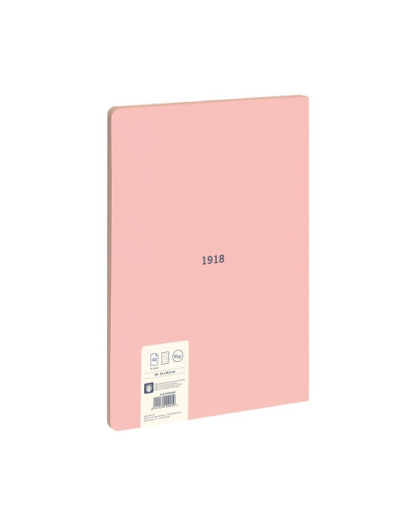 LIBRETA MILAN 430 serie 1918 A4 48h HORIZONTAL 95g ROSA