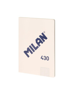 MILAN LIBRETA ENCOLADA A4 48H PAPEL 95GR CUADRICULADO SERIE 1918 BEIGE