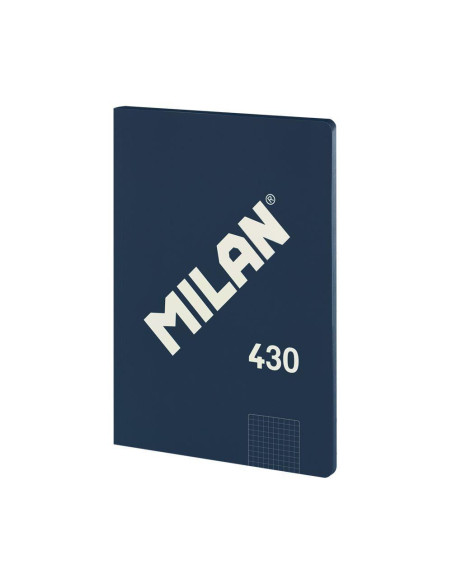 LIBRETA MILAN 430 serie 1918 A4 48h CUADRIC5x5 95g AZUL