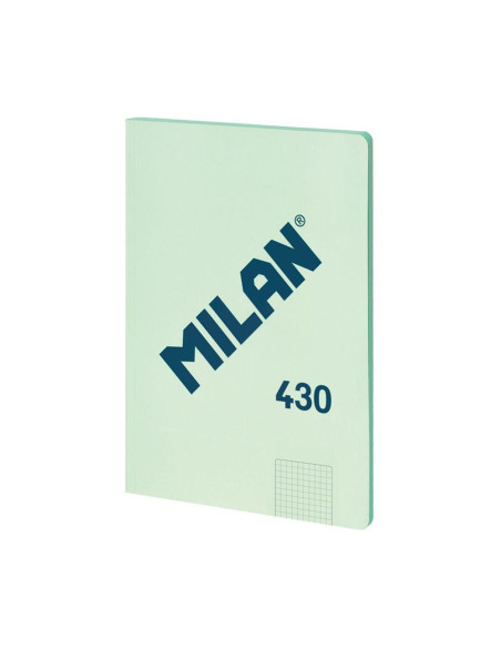 LIBRETA MILAN 430 serie 1918 A4 48h CUADRIC5x5 95g VERDE