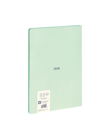LIBRETA MILAN 430 serie 1918 A4 48h CUADRIC5x5 95g VERDE
