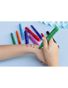 CAJA 5 ROTULADORES BIC TEMPORARY TATTOO SELLOS 2