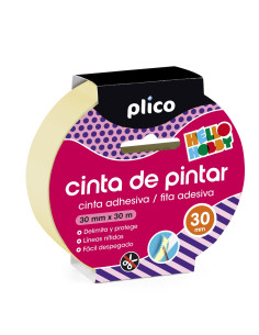 CINTA ADHESIVA PLICO PINTOR 30mm
