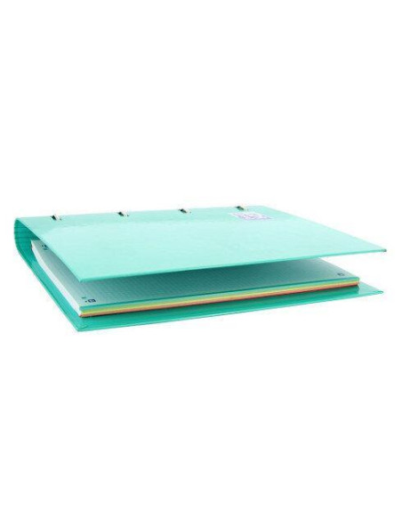 CARPEBLOC OXFORD SCHOOL EUROPEANBINDER CLASSIC A4 4 anMIXTAS 35mm con RECAMBIO 100 hj HORIZONTAL SURTIDO col Tendencia