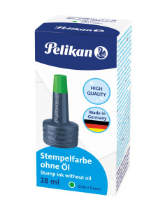 TINTA TAMPÓN PELIKAN 4K 28ml VERDE