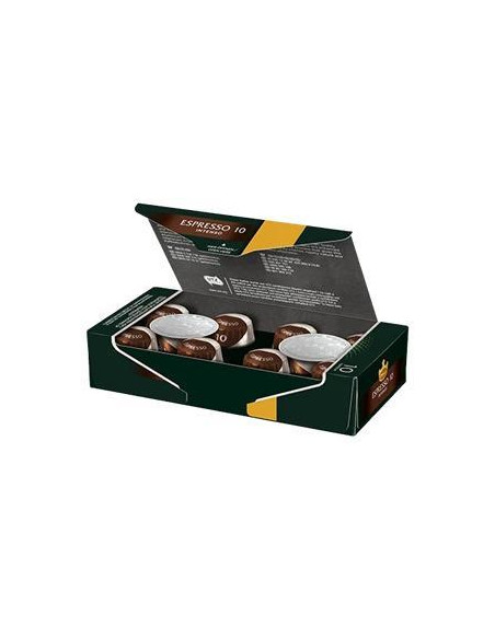 CAJA 10 CÁPSULAS CAFÉ JACOBS ESPRESSO 10 INTENSO