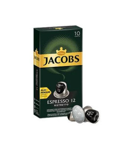 CAJA 10 CÁPSULAS CAFÉ JACOBS ESPRESSO 12 RISTRETTO