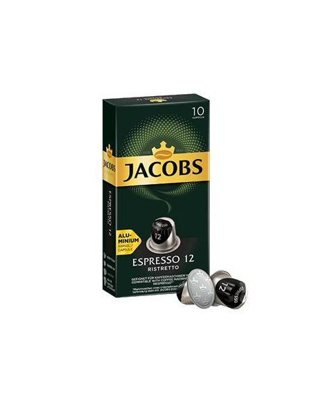 CAJA 10 CÁPSULAS CAFÉ JACOBS ESPRESSO 12 RISTRETTO