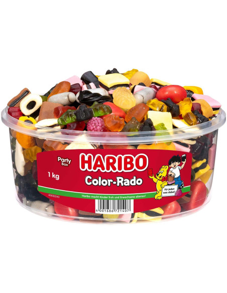 BOTE GOLOSINAS SURTIDAS HARIBO COLOR-RADO 1Kg