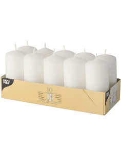 CAJA 10 VELAS PAPSTAR 9cm