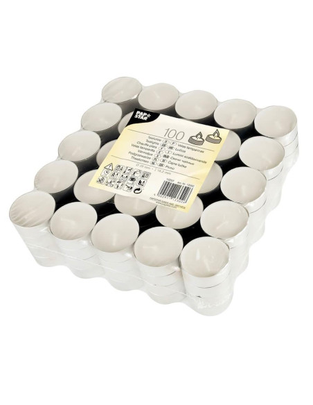 PACK 100 VELAS PAPSTAR 39cm
