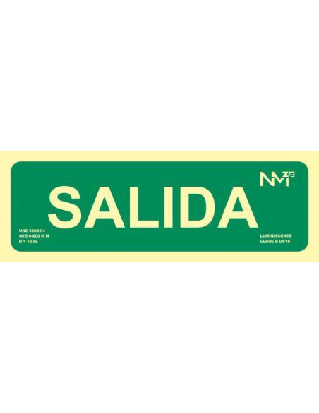 SEÑAL DE SEGURIDAD ARCHIVO 2000 SALIDA