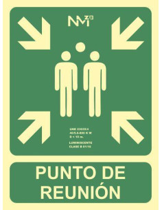 SEÑAL DE SEGURIDAD ARCHIVO 2000 PUNTO DE REUNIÓN