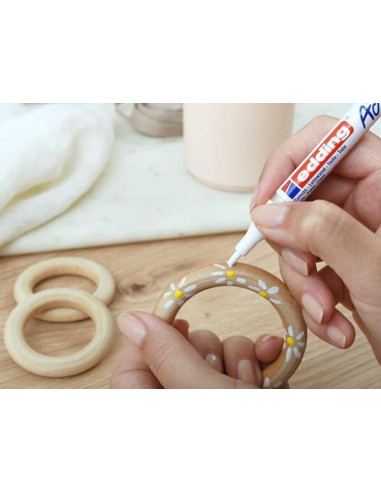 PACK 5 MARCADORES ACRÍLICO EDDING 5100 BÁSICOS