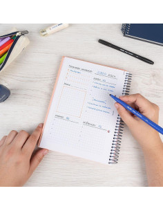 CUADERNO MILAN 80h A5 SERIE 1918 CUADRÍCULA 2