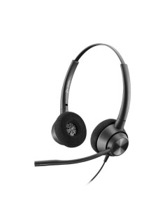 HP POLY AURICULARES DE DIADEMA BIAURAL C MICRÓFONO QD ENCOREPRO 320 NEGRO