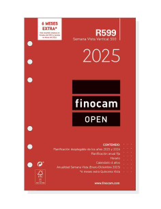 FINOCAM RECAMBIO ANUAL OPEN R599 500-117X181MM SVV 2025