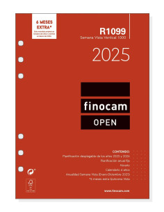 FINOCAM RECAMBIO ANUAL OPEN R1099 1000-155X215MM SVV 2025