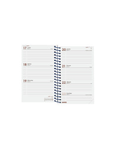 FINOCAM AGENDA ANUAL YEAR ESPIRAL E3-79X127MM SVH AZUL 2025 2