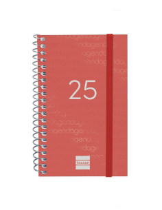 FINOCAM AGENDA ANUAL YEAR ESPIRAL E3-79X127MM SVH ROJO 2025
