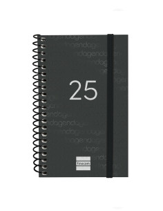 FINOCAM AGENDA ANUAL YEAR ESPIRAL E3-79X127MM SVH NEGRO 2025