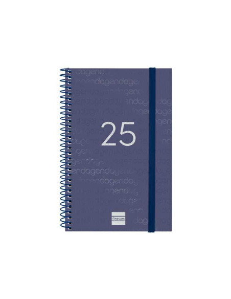 FINOCAM AGENDA ANUAL YEAR ESPIRAL E5-117X181MM SVH AZUL 2025
