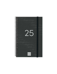 FINOCAM AGENDA ANUAL YEAR ESPIRAL E5-117X181MM SVH NEGRO 2025