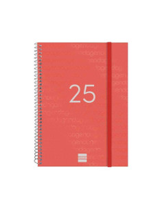 FINOCAM AGENDA ANUAL YEAR ESPIRAL E10-155X212MM SVH ROJO 2025