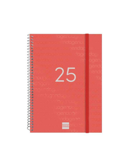 FINOCAM AGENDA ANUAL YEAR ESPIRAL E10-155X212MM SVH ROJO 2025