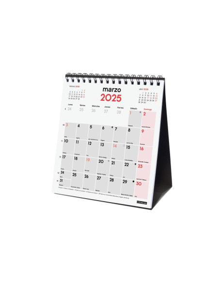 FINOCAM CALENDARIO DE SOBREMESA PARA ESCRIBIR XS-140X150MM NEUTRO 2025